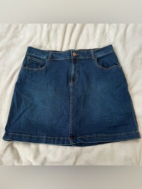 Faded Glory Denim Mini Skort